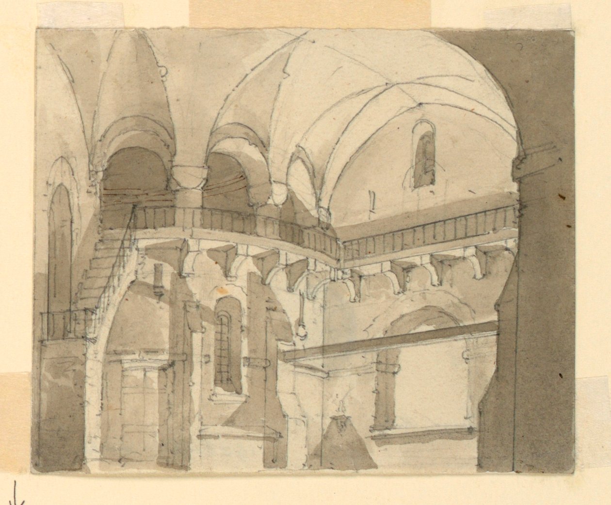 Sahne Tasarımı, Hapishane İçi by Luigi Ricci
