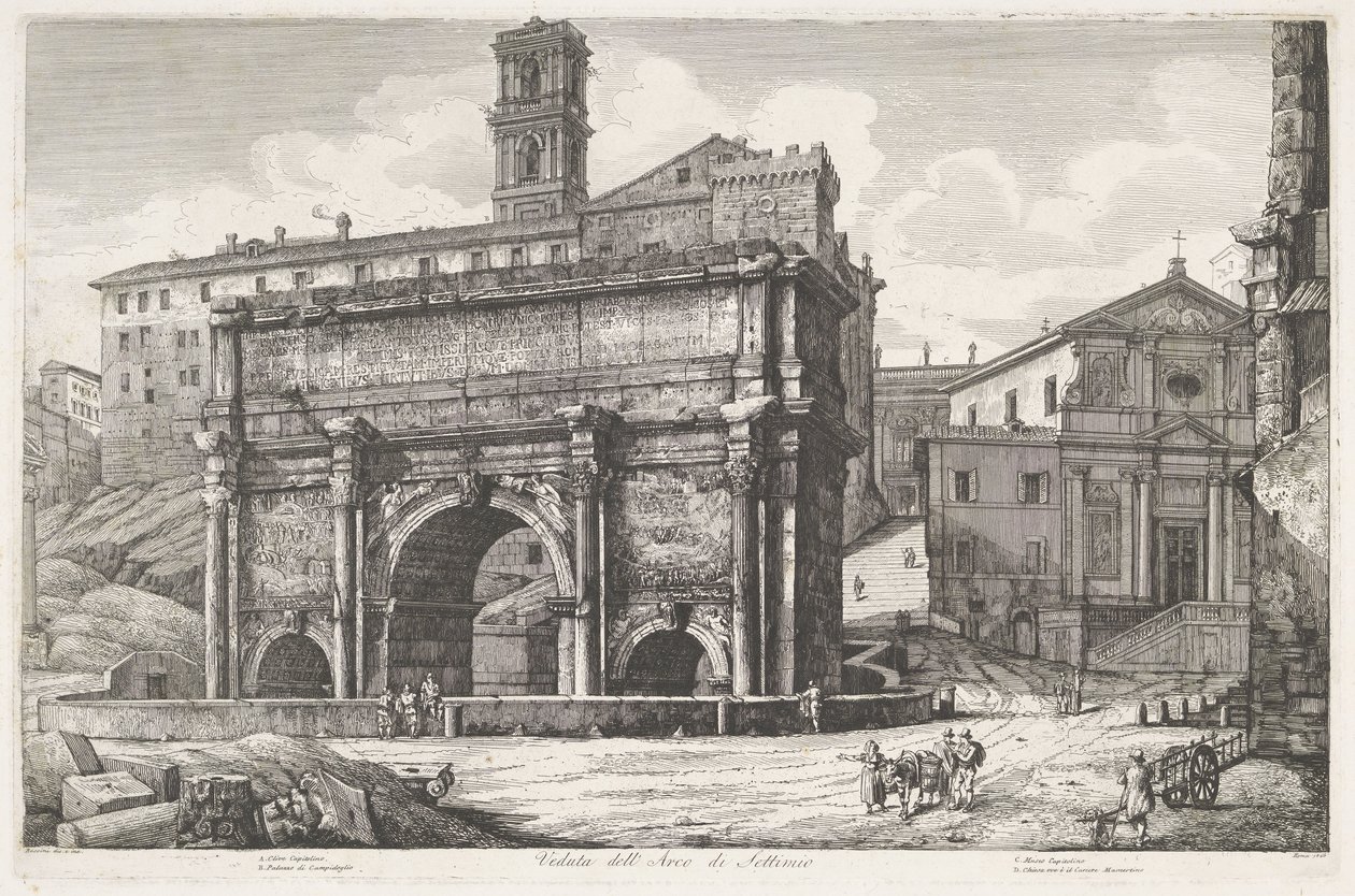 Boog van Septimius Severus te Roma Septimius Kemeri