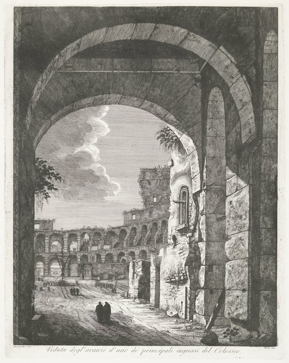 Het Colosseum te Roma Vaduta degl 