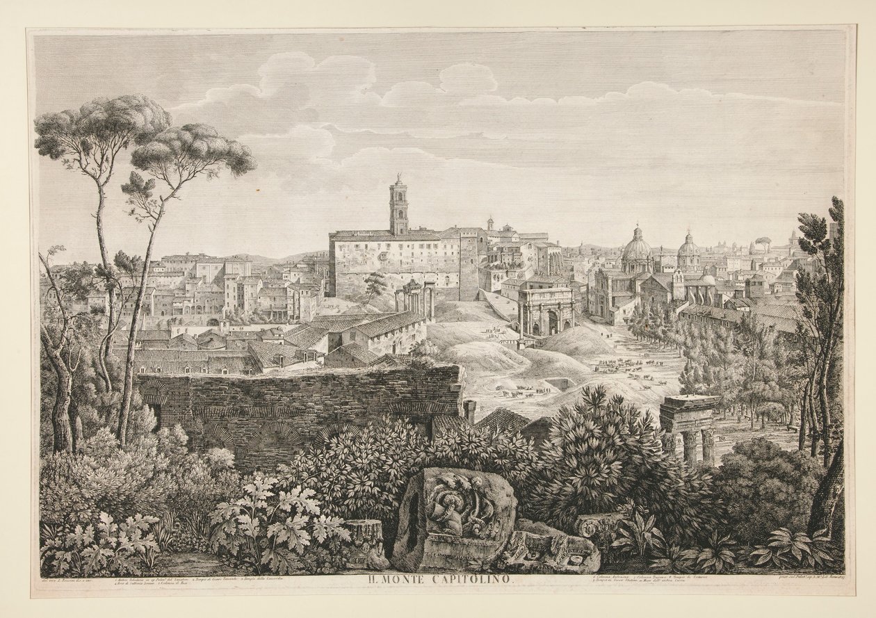 Capitoline Dağı by Luigi Rossini