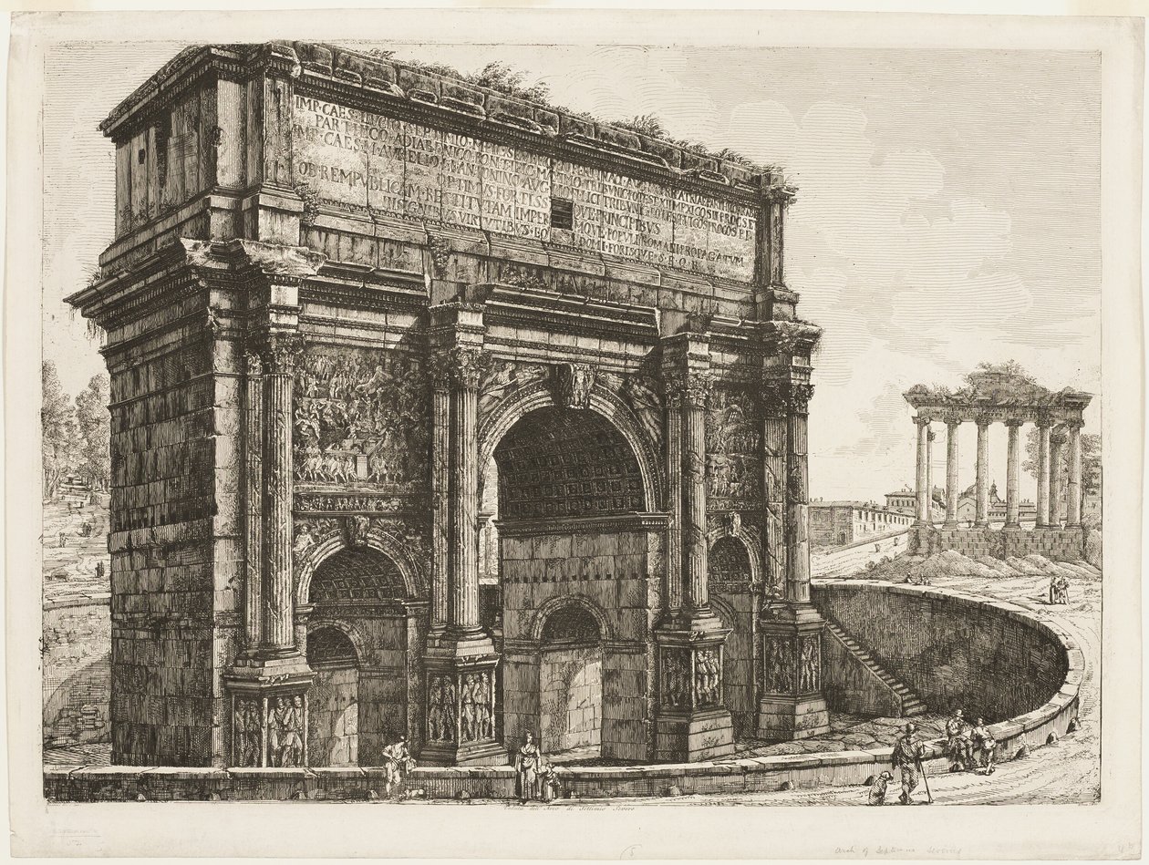 Septimius Severus Kemeri by Luigi Rossini