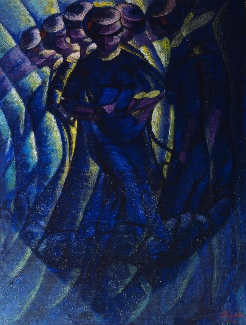 L.Russolo, Bir Kadının Hareketleri by Luigi Russolo