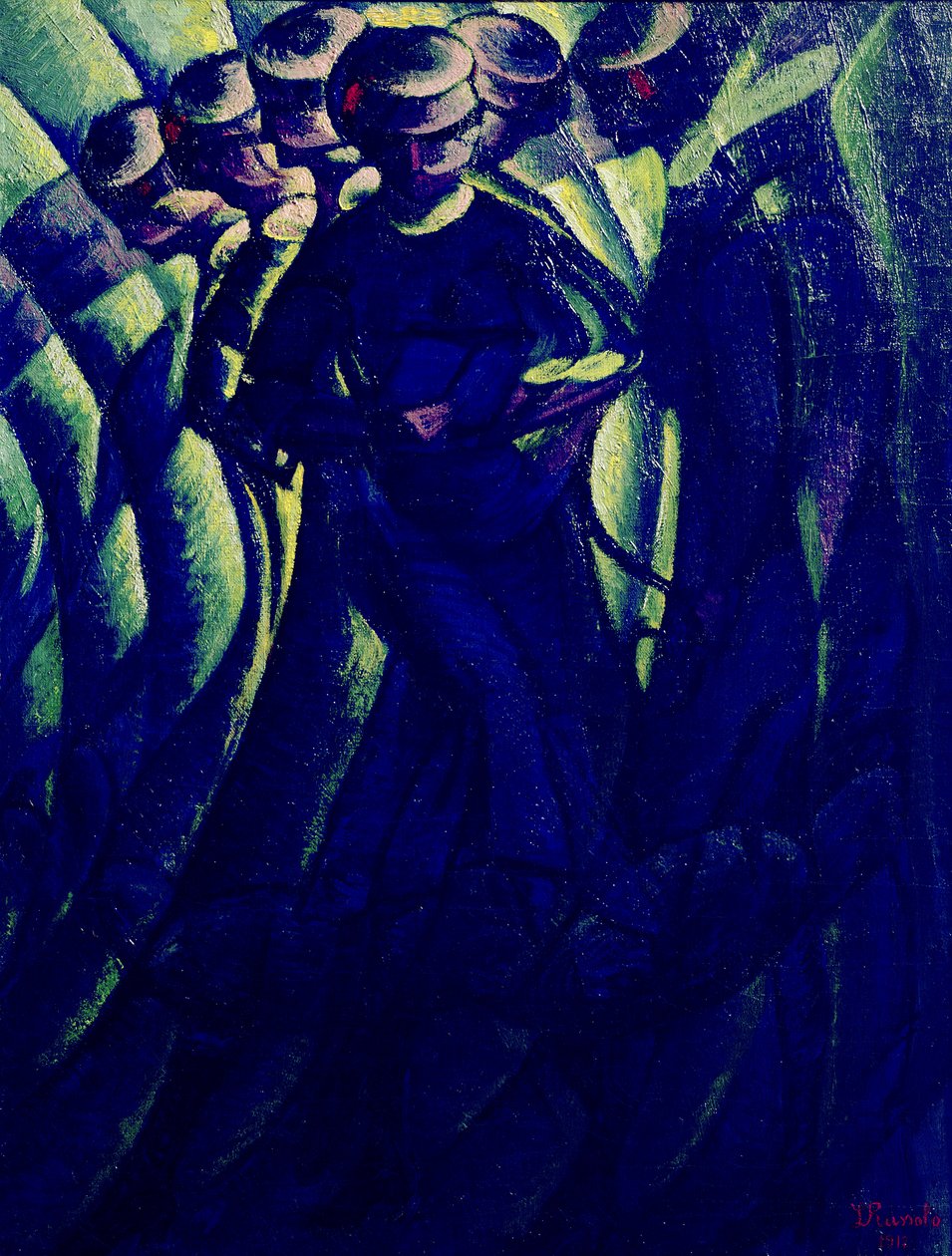 Bir Kadının Hareketlerinin Özeti by Luigi Russolo