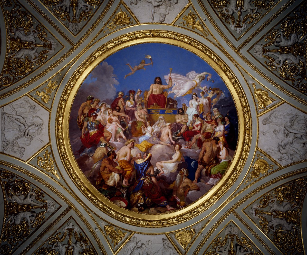 Olympus, İlyada Odası, Palazzo Pitti (fresk) by Luigi Sabatelli