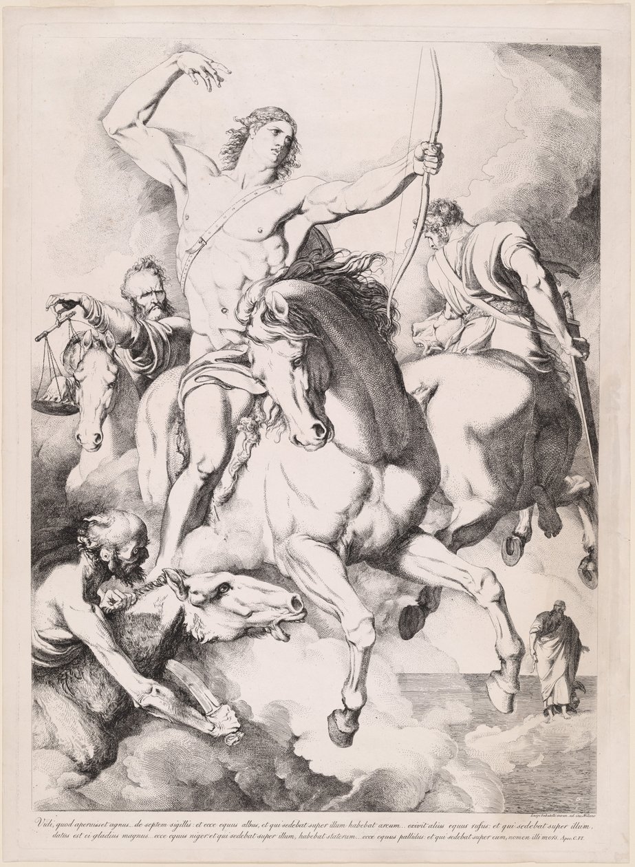 Kuzu açmış gördüm... (Kıyametin Dört Atlısı) by Luigi Sabatelli I