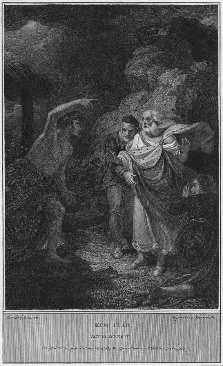 Kral Lear. Perde III. Sahne IV, 1792 by Luigi Schiavonetti
