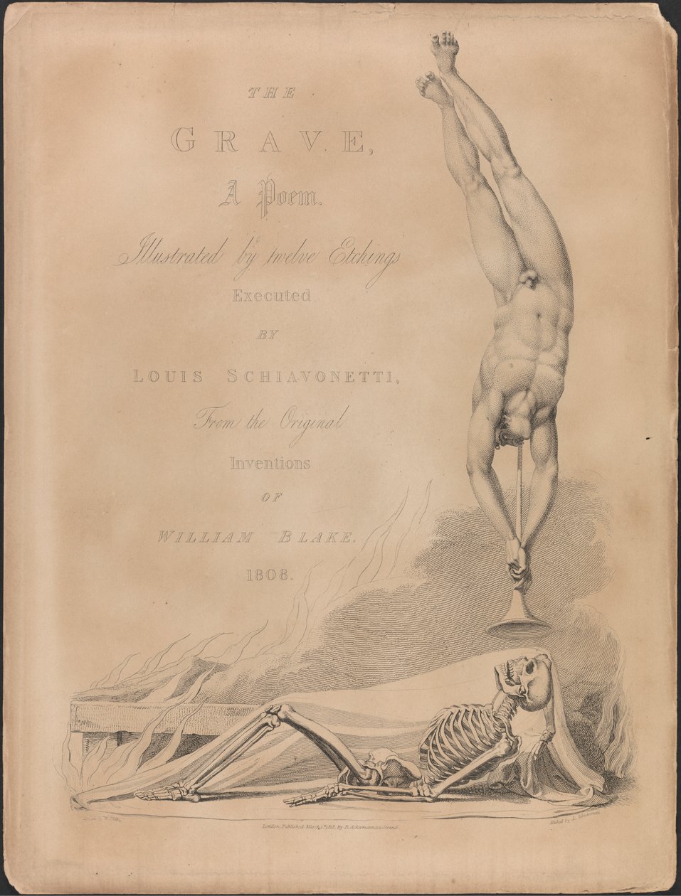 Robert Blair, Mezar, Başlık Sayfası by Luigi Schiavonetti