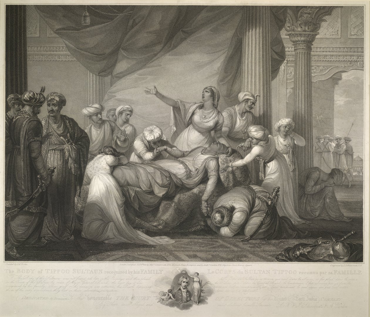Tipoo Sultan'ın cesedi by Luigi Schiavonetti