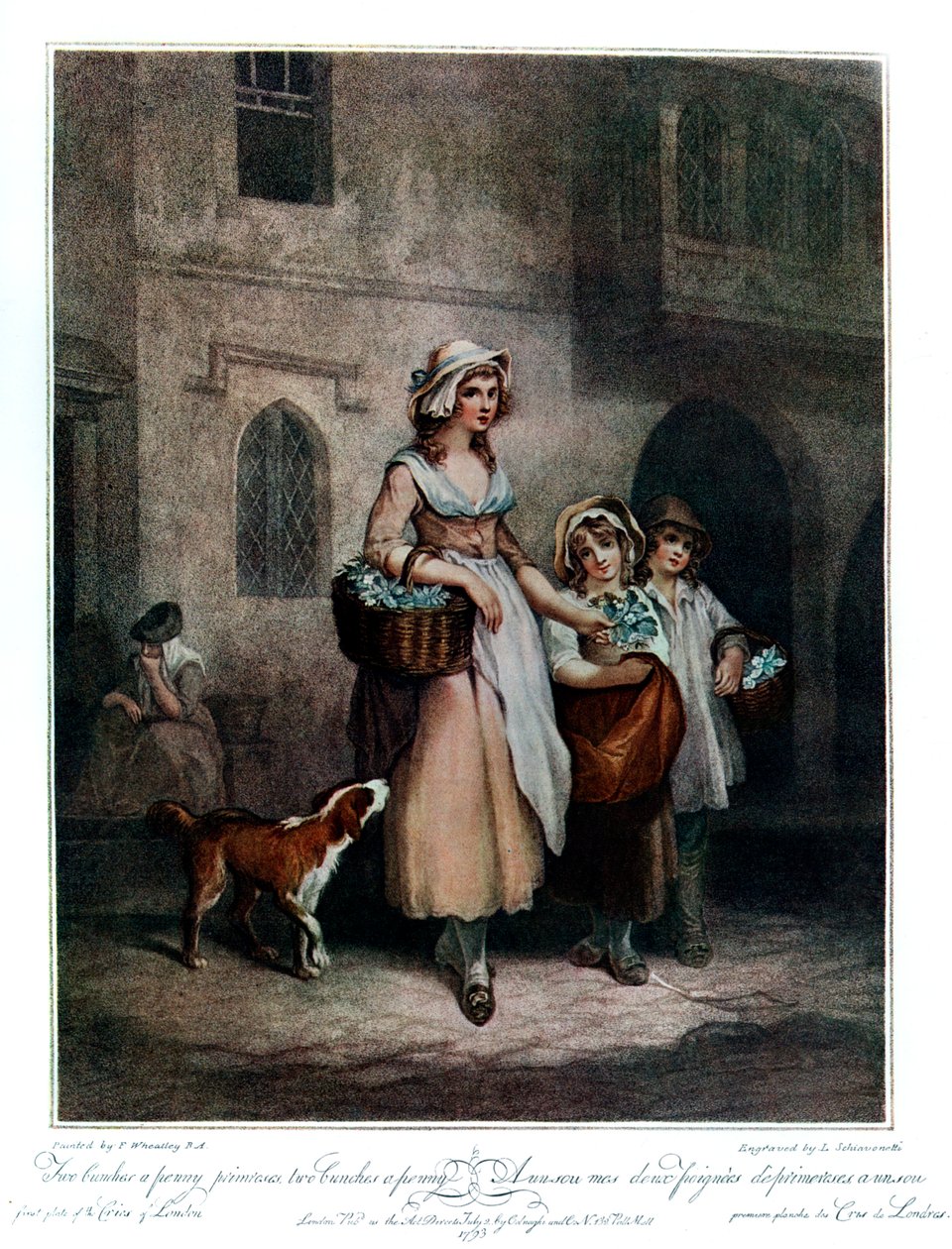 İki Demet bir Kuruş Primrose, İki Demet bir Kuruş, 1793, 1910 by Luigi Schiavonetti