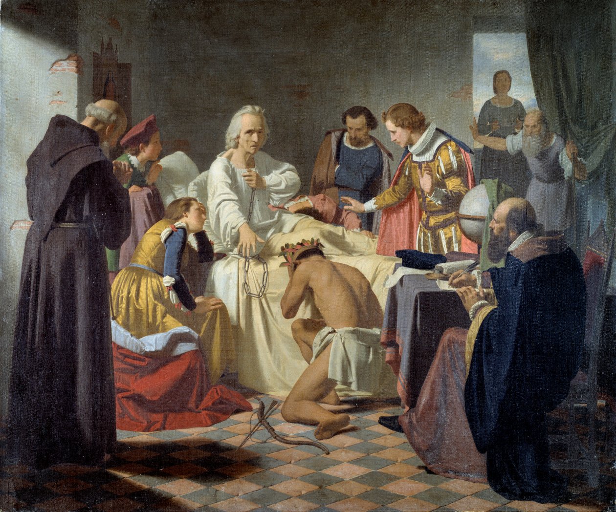 Gezgin ve kaşif Christopher Columbus (Christopher Columbus by Luigi Sciallero
