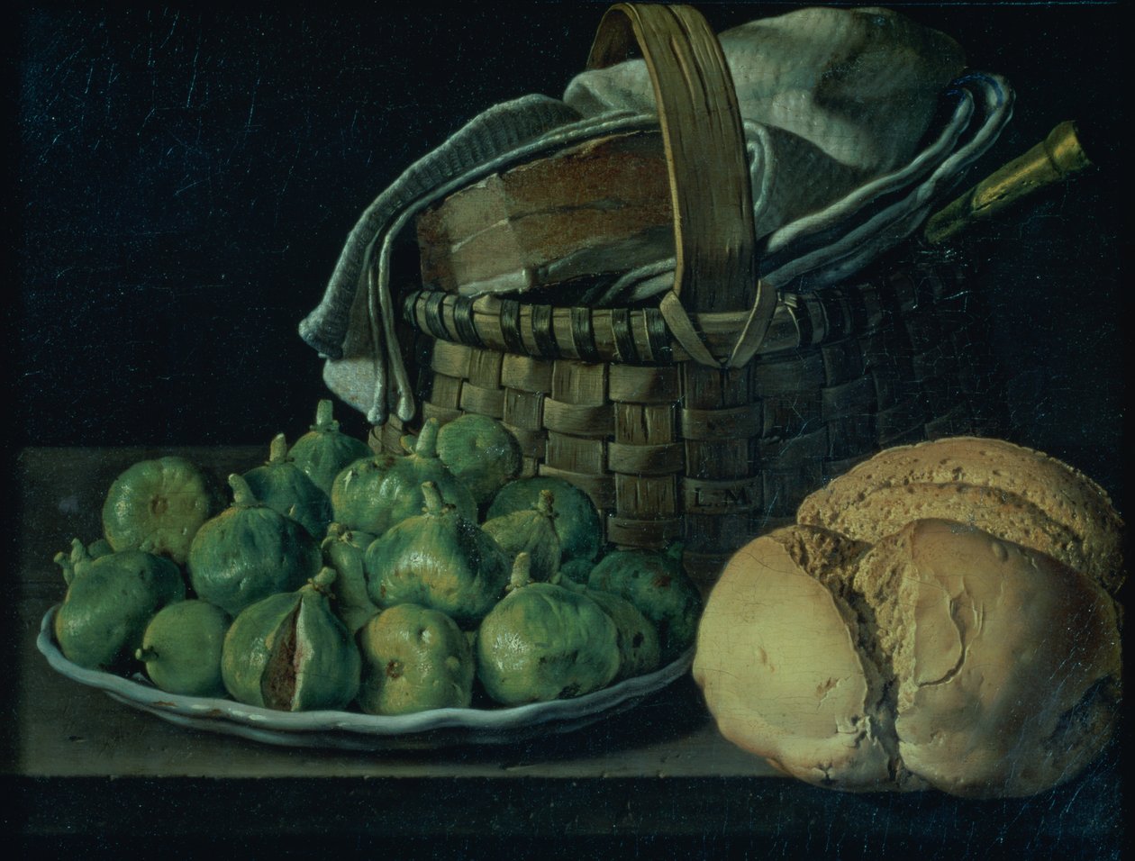 İncirli Natürmort, 1746 by Luis Egidio Melendez