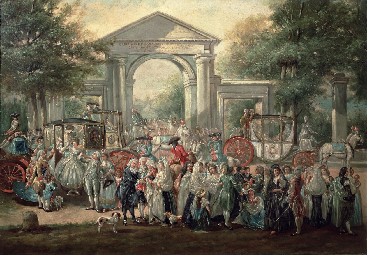 Fiesta í grasagarði, 1775 by Luis Paret y Alcazar