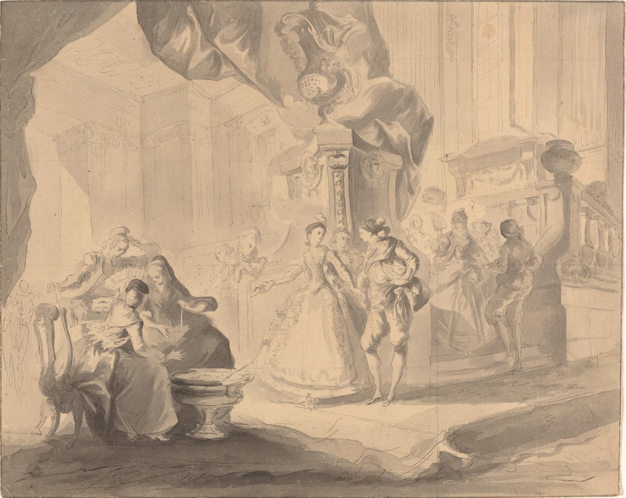 Sarayda Dans by Luis Paret y Alcazar