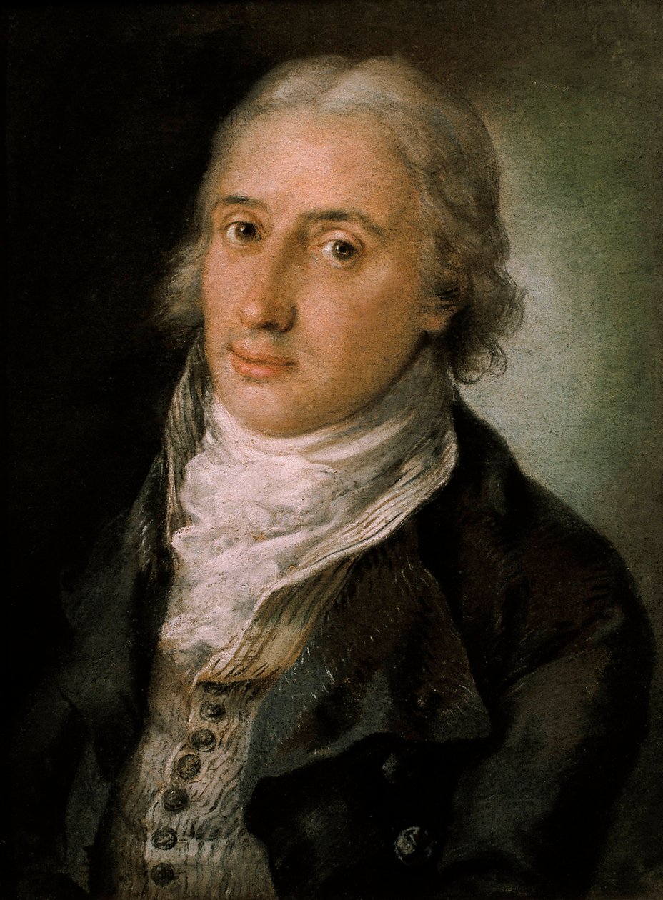 Leandro Fernandez de Moratin (1760-1828), İspanyol şair ve oyun yazarı portresi by Luis Paret y Alcazar