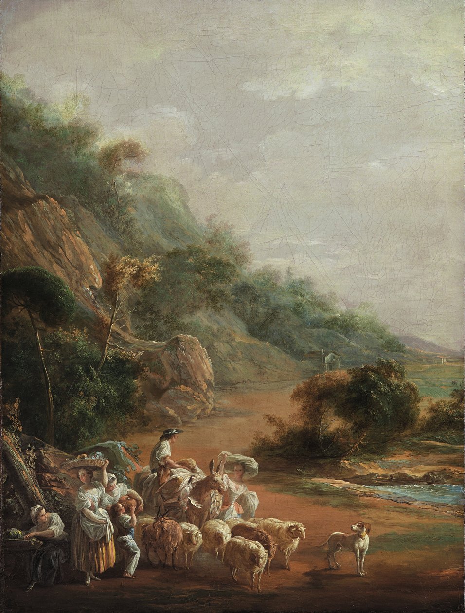 Köylülerle Sahne, 1786 by Luis Paret y Alcazar