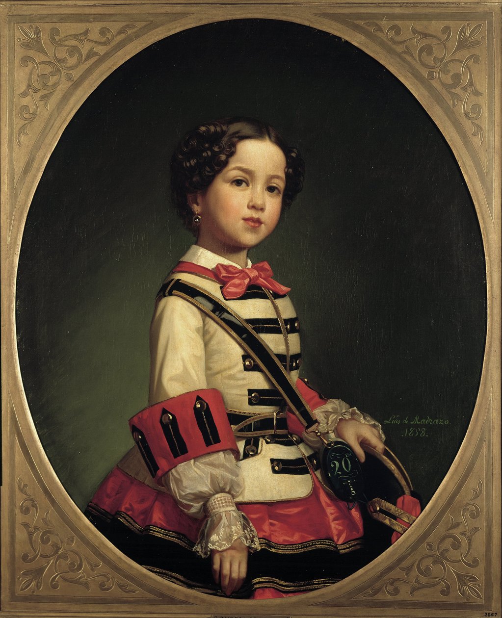 Markiz Maria Cristina de Roncali ve Gaviria by Luis de Madrazo y Kuntz