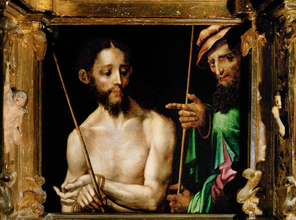 Ecce Homo (ahşap üzerine resim) by Luis de Morales