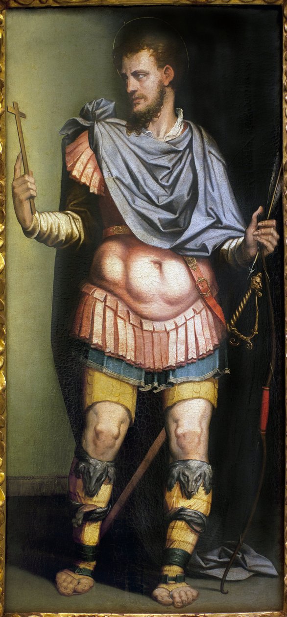 San Sebastian (3. yüzyılın şehidi). Luis de Vargas