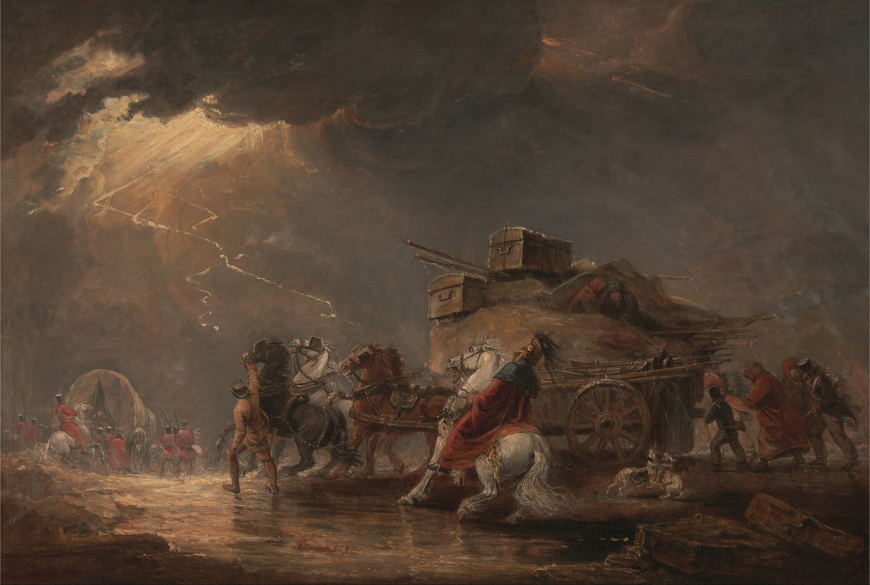 Fırtınada Bagaj Vagonları by Luke Clennell