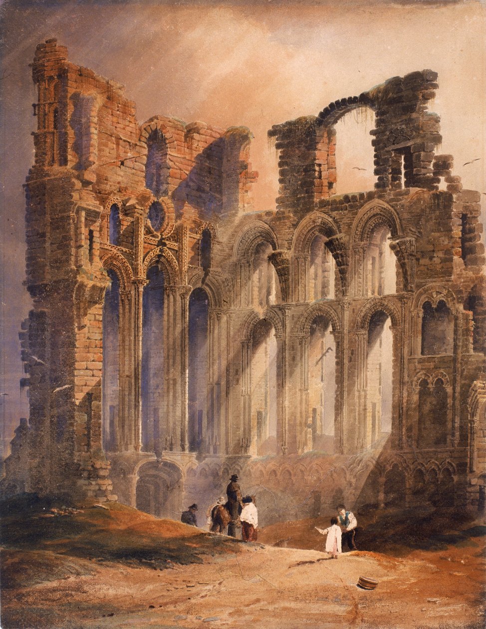 Tynemouth Manastırı (gövde rengi) by Luke Clennell