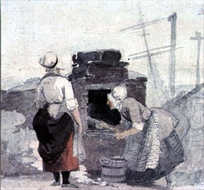 Bir Fırında İki Kadın by Luke attr. to Clennell