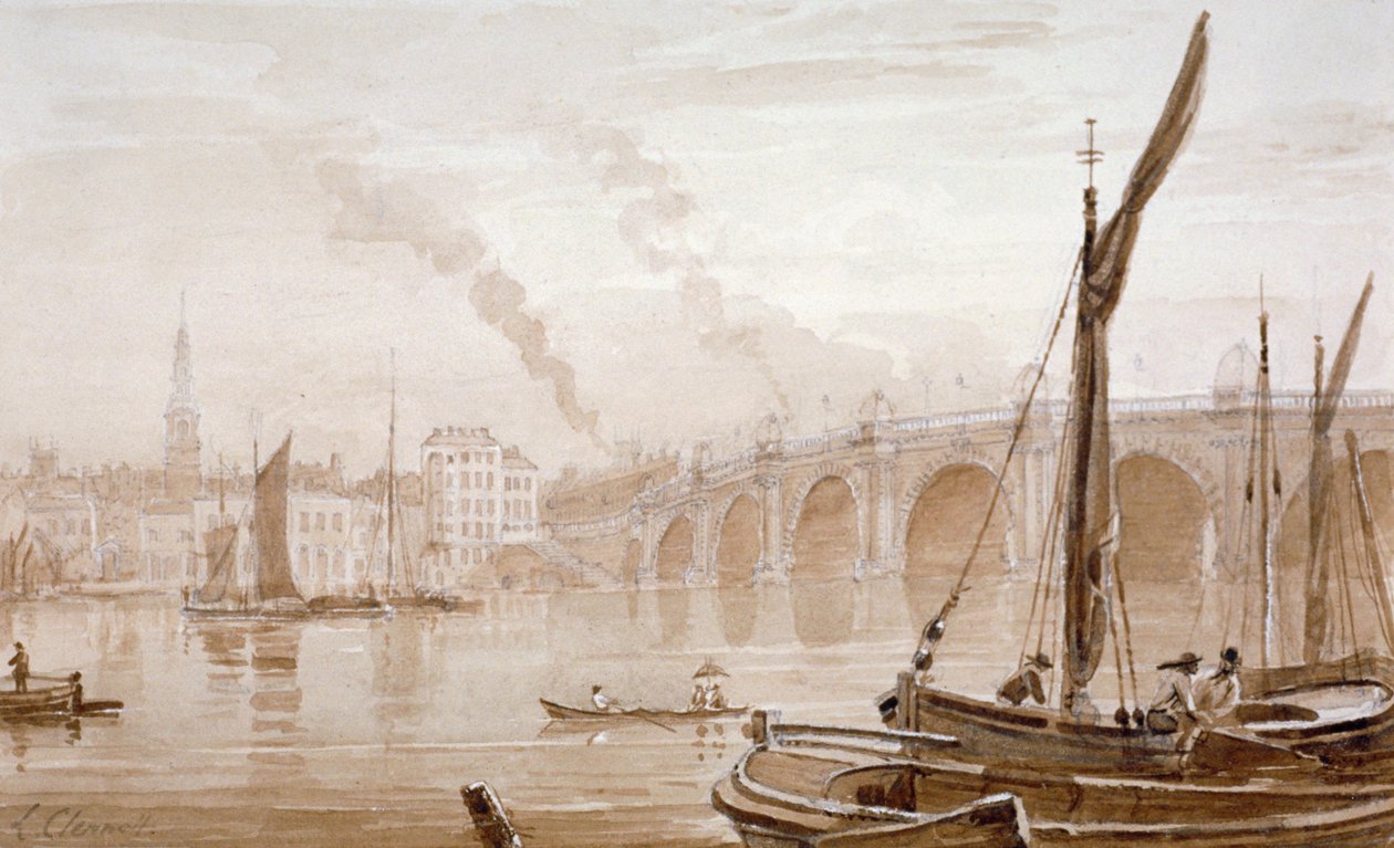 Surrey kıyısından Blackfriars Köprüsü