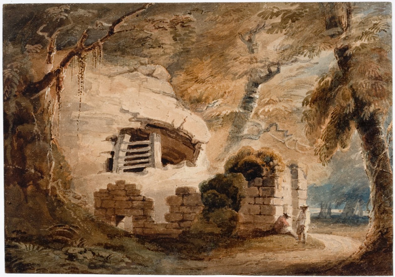 Warkworth Hermitage (gövde rengi) by Luke Clennell