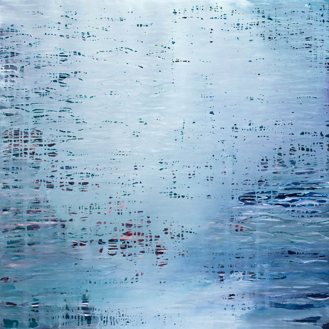Ganga 11, 2018 (tuval üzerine yağlı boya) by Luke Elwes