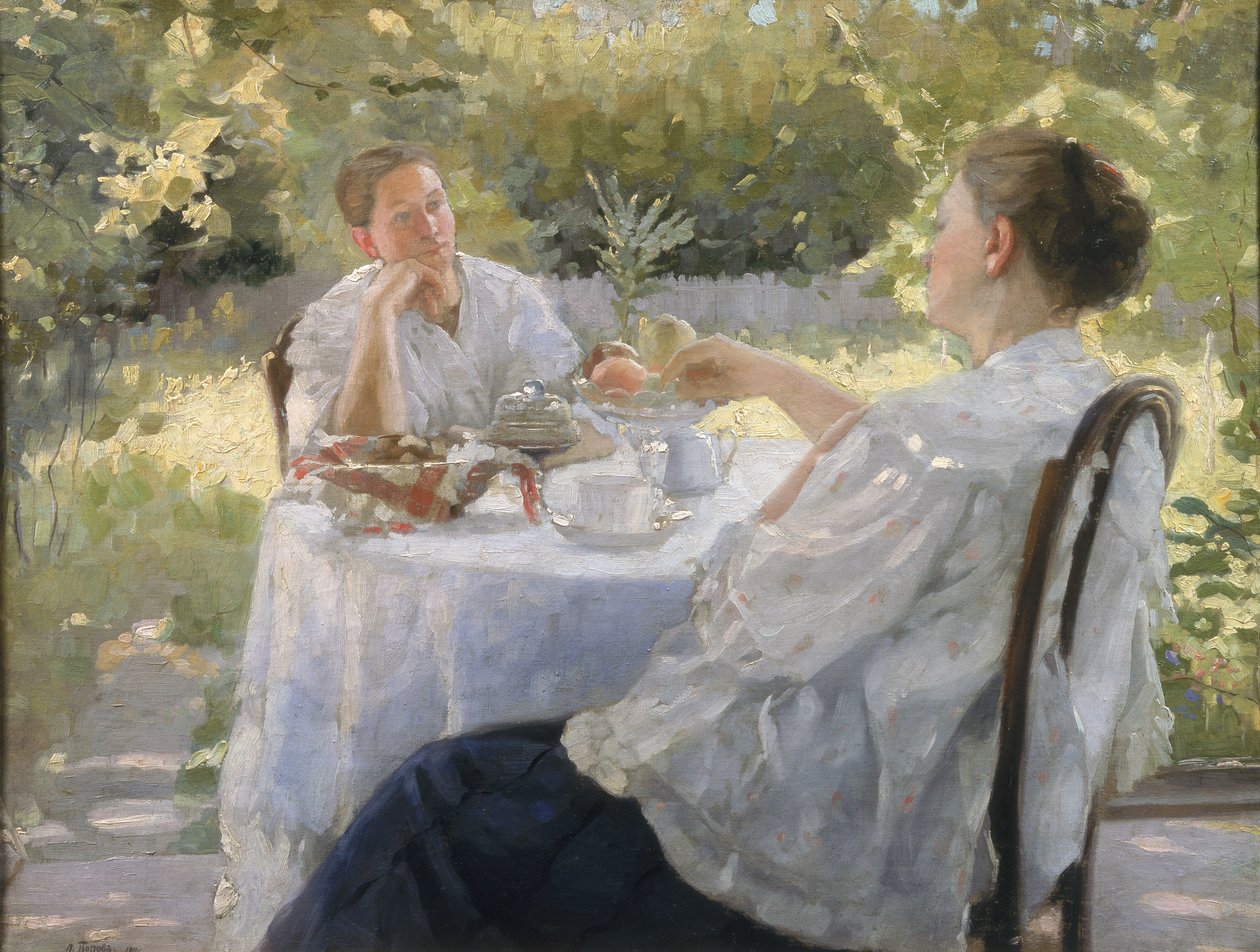 Bahçede, 1911 by Lukjan Vasilievich Popov