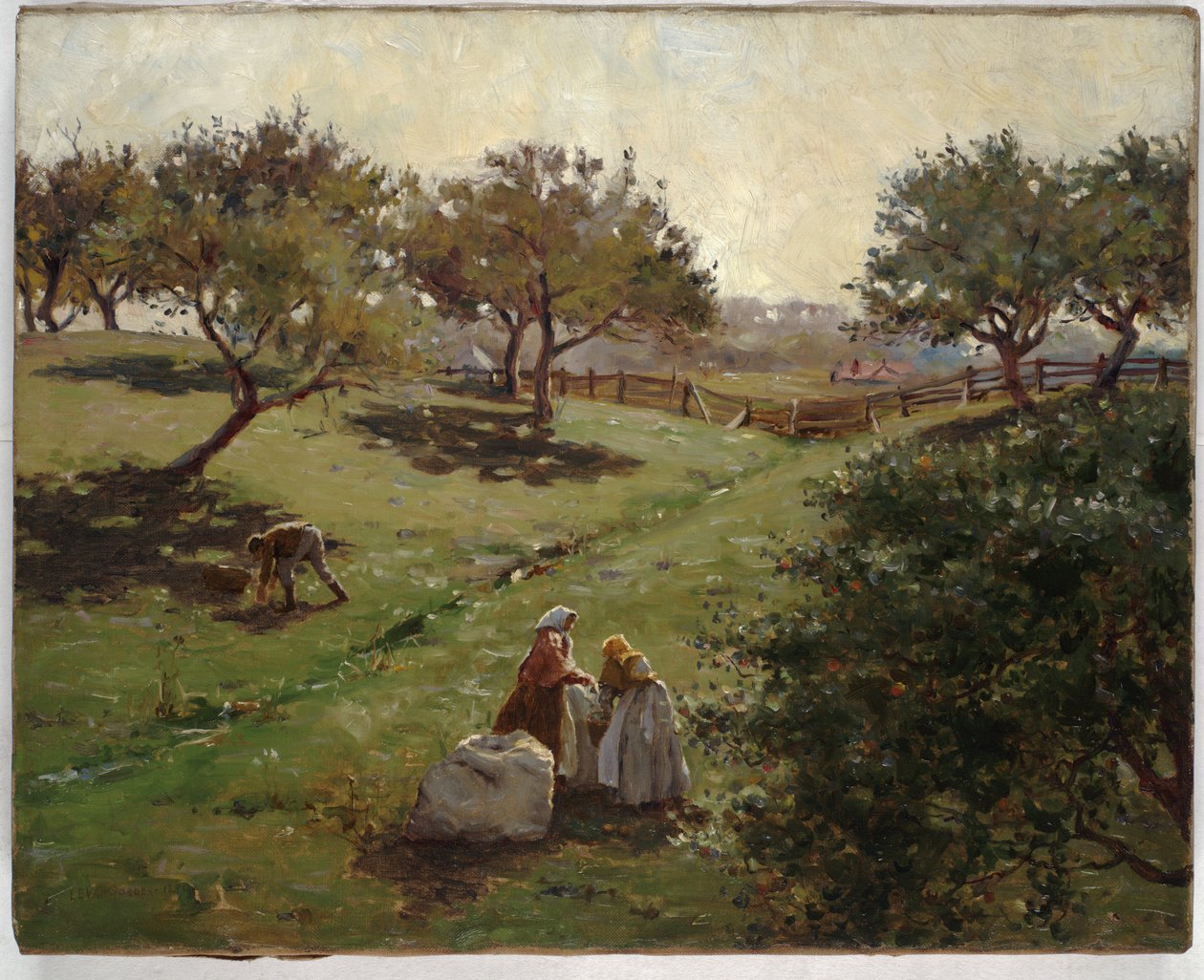 Elma bahçesi, 1892 by Luther Emerson van Gorder