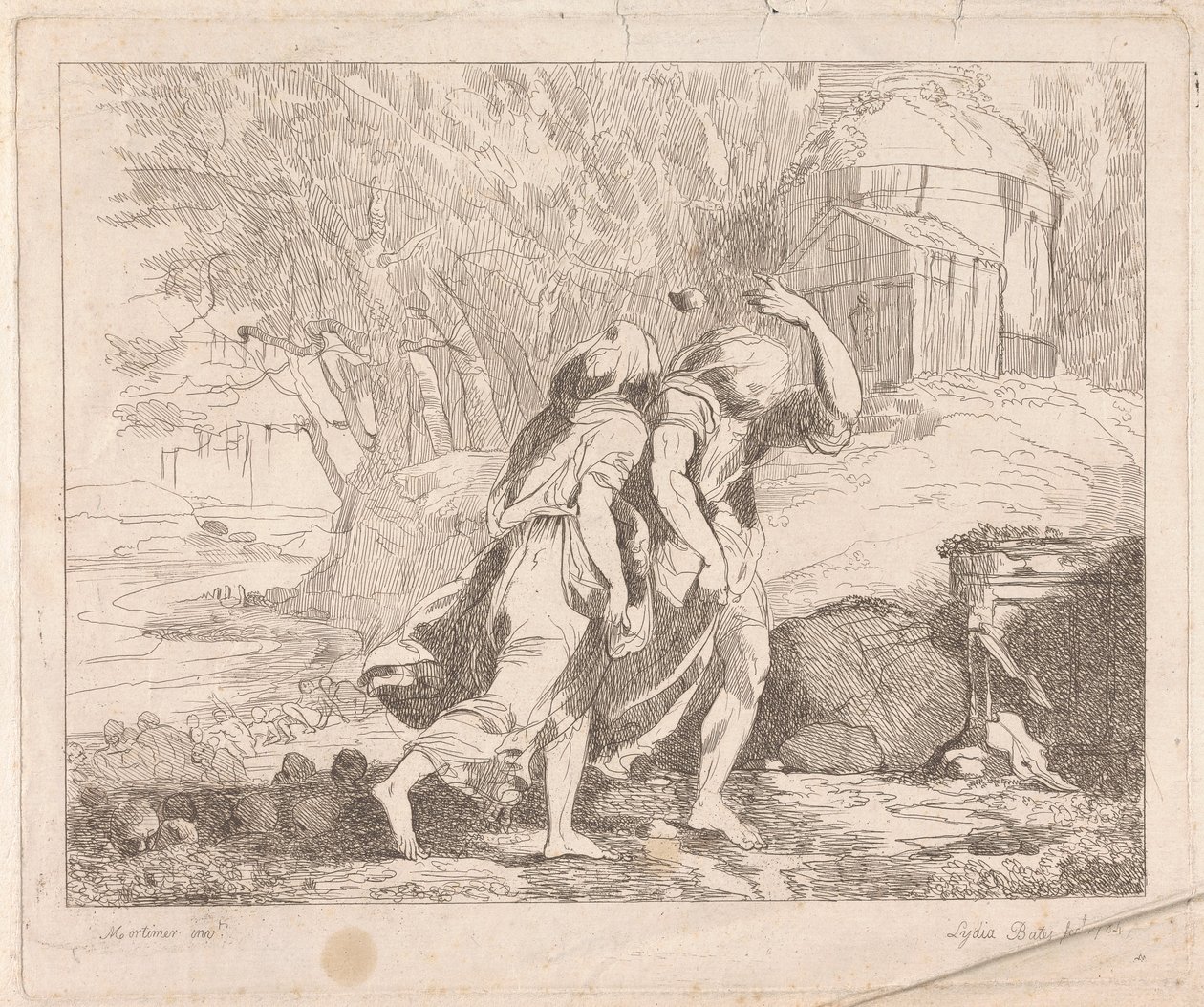 Tufandan Sonra Deucalion ve Pyrrha by Lydia Bates