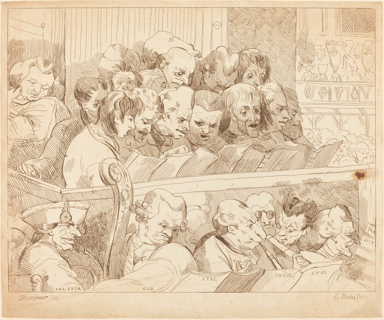 Koro Bandosu by Lydia Bates after John Hamilton Mortimer