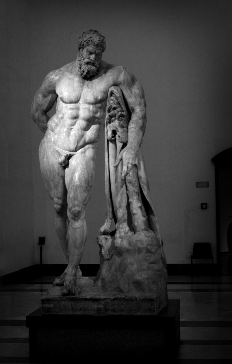 Farnese Herkül, Yunan orijinalinin Roma kopyası (mermer) by Lysippos (after)