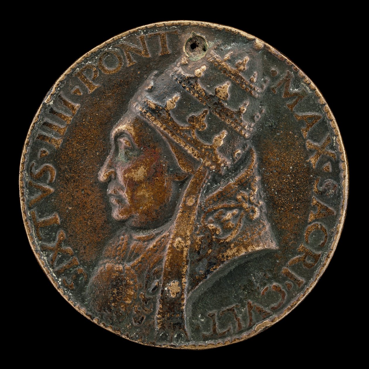 Sixtus IV Francesco della Rovere, 1414-1484, Papa 1471 [ön yüz]. by Lysippus Junior