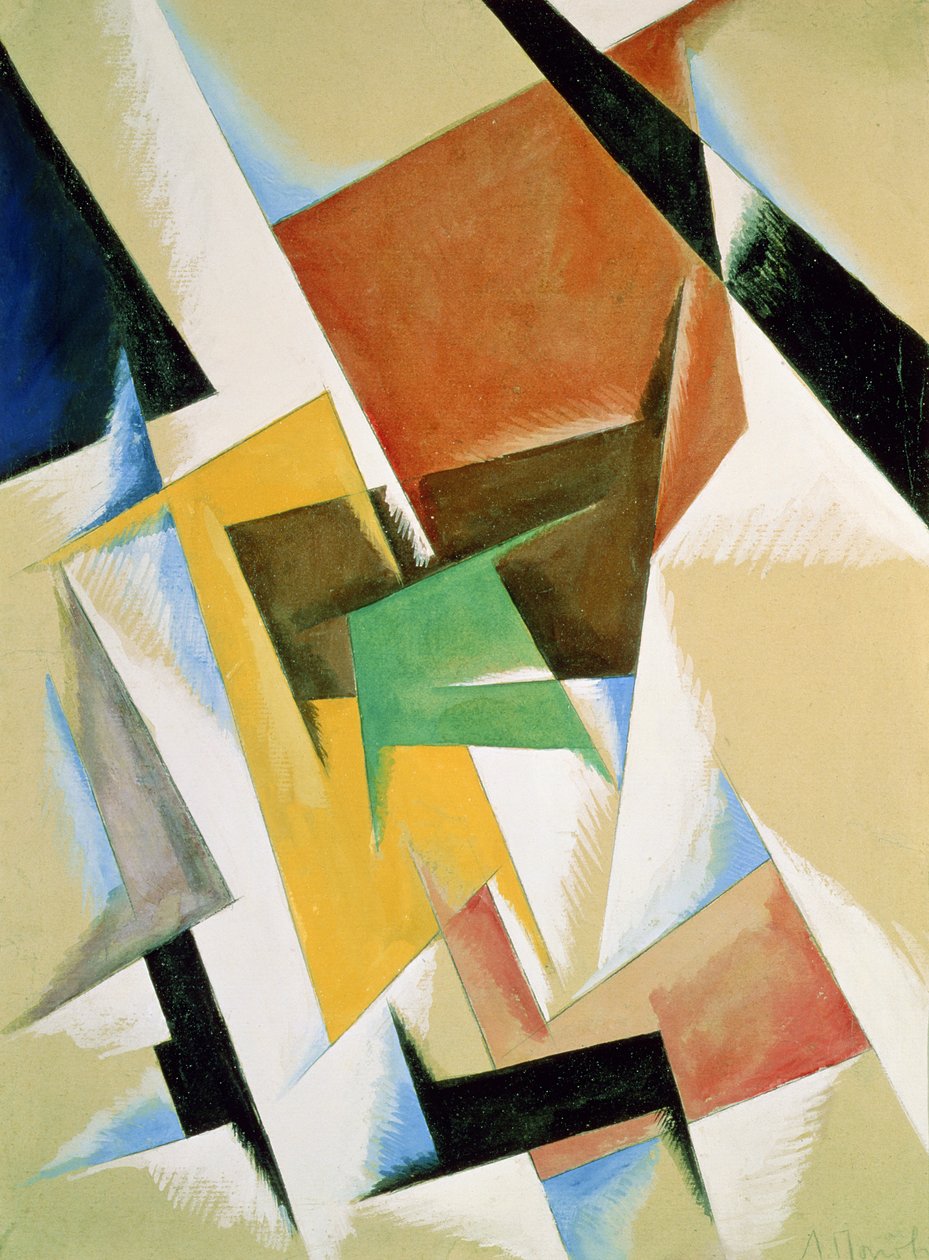 Kompozisyon, 1921 by Lyubov Sergeevna Popova