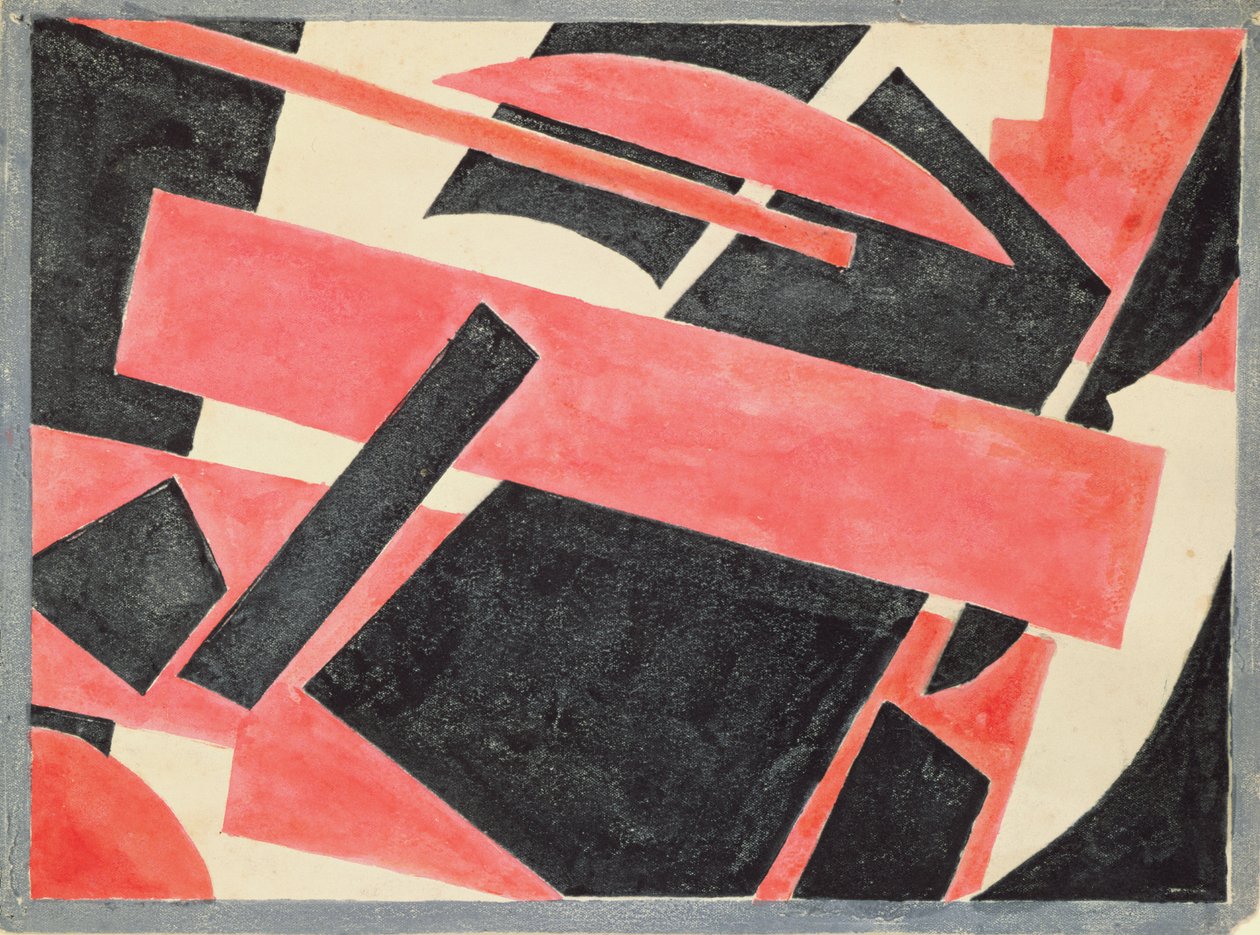 İsimsiz (kompozisyon), 1918 by Lyubov Sergeevna Popova