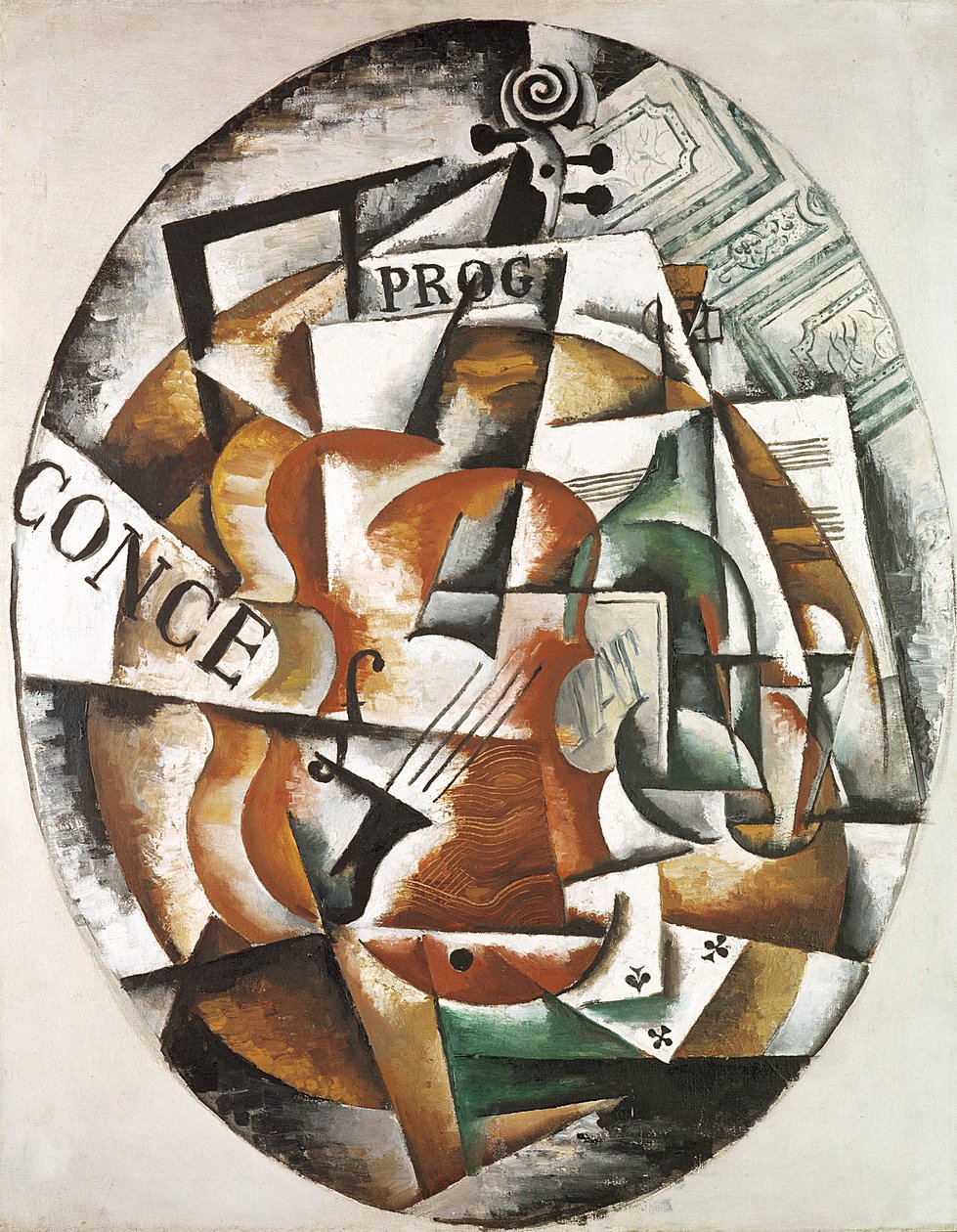 Keman, 1915 by Lyubov Sergeevna Popova