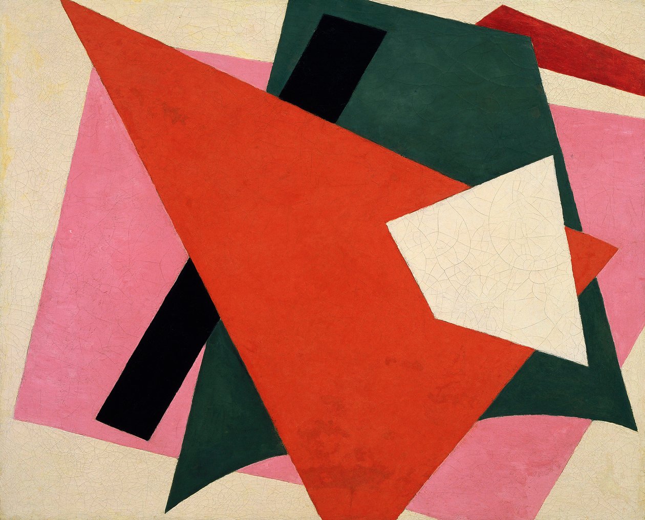 Mimari Resim - Peinture de Lyubov Sergeyevna Popova (1889-1924) - 1917 - Tuval üzerine yağlı boya - 80x98 - Modern Sanat Müzesi, New York by Lyubov Sergeevna Popova