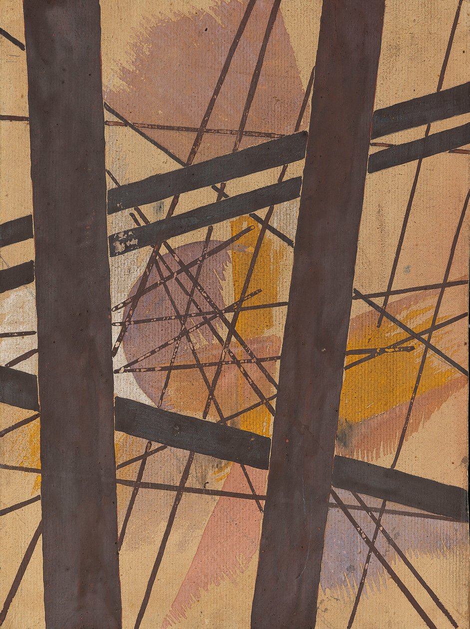Uzay Kuvvetleri Kompozisyonu, 1921-1922. by Lyubov Sergeevna Popova