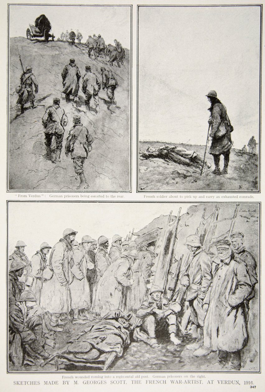 Bir Fransız Savaş Sanatçısı tarafından Verdun