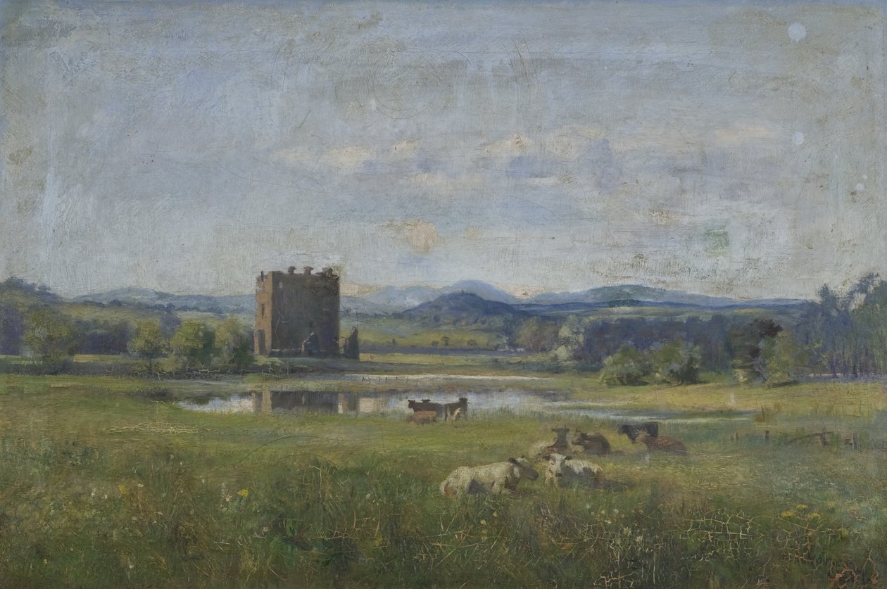 Threave Kalesi, 1881 by M. M. Harper