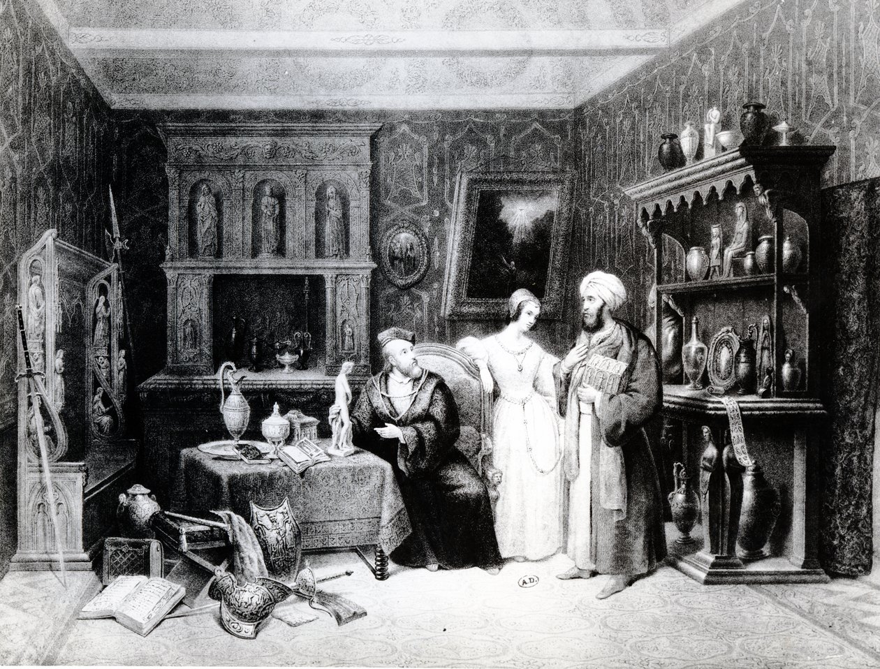 Antikacı, c.1830 by M. Renoux