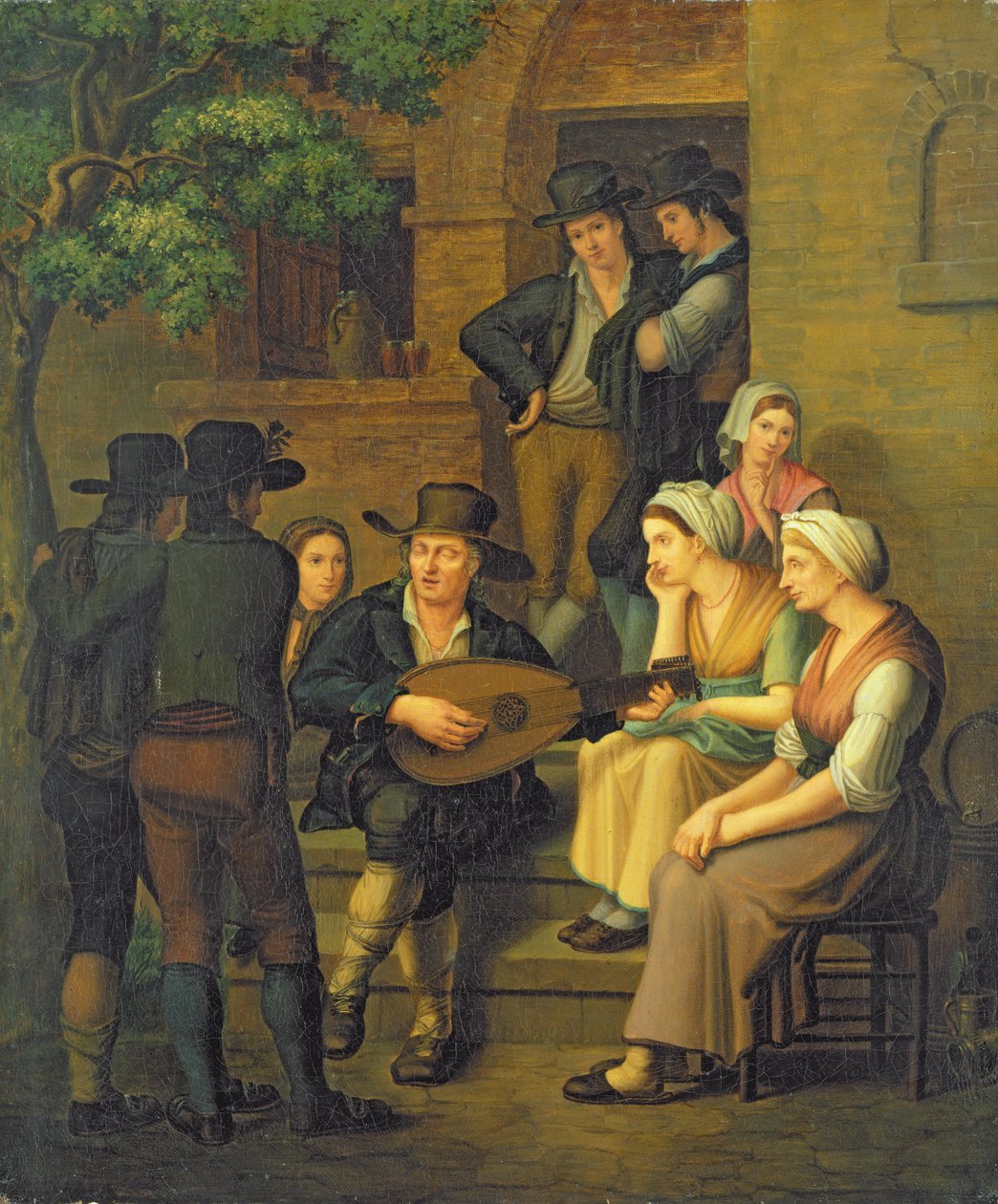Kör Şarkıcı, 1828 by M Von
