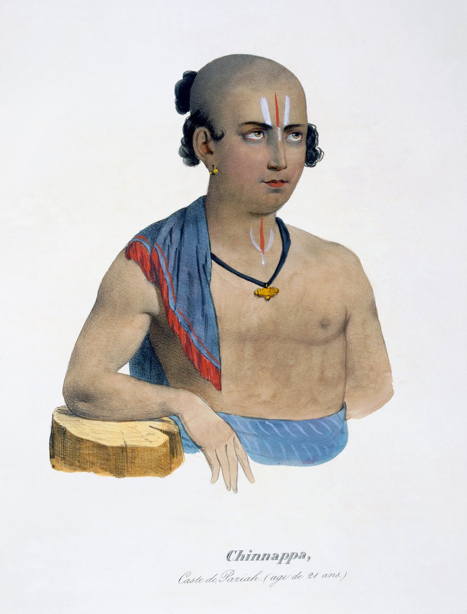 21 ವರ್ಷ, 1827-35 ತುರ್ಕಿನ ಪರಯ್ಯರ್ ಜಾತಿಯ ಚಿನ್ನಪ್ಪ by M.E. Burnouf