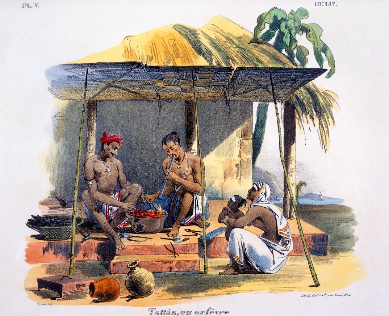Smith veya Metal İşçisi, 1827-35 by M.E. Burnouf