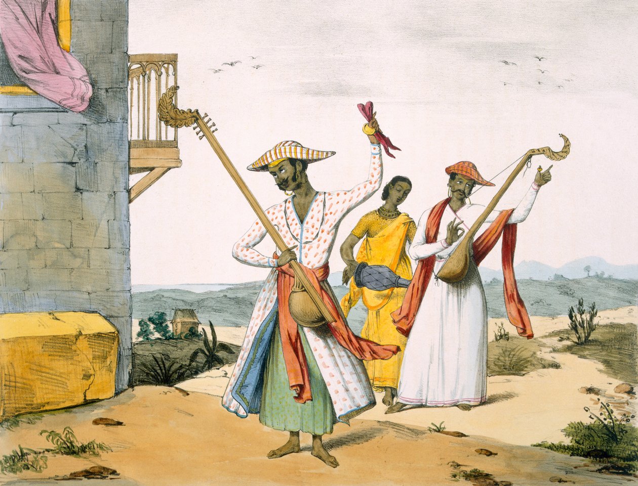 Gezgin Şarkıcılar, 1827-35 by M.E. Burnouf