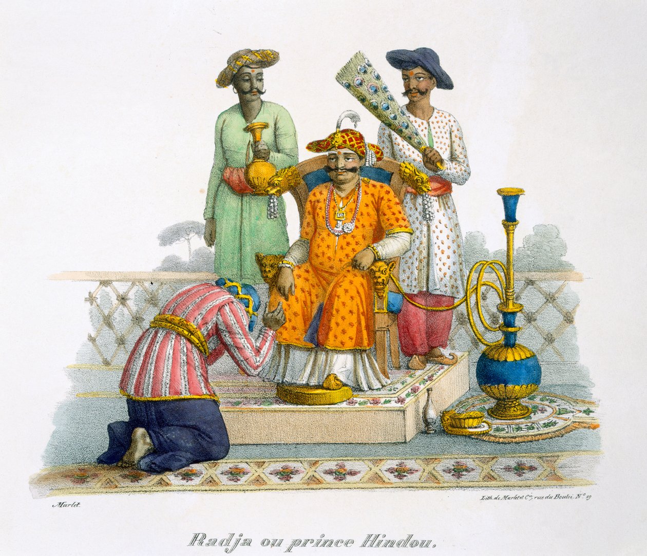 Bir Raja veya Hindu Prensi, 1827-35 by M.E. Burnouf