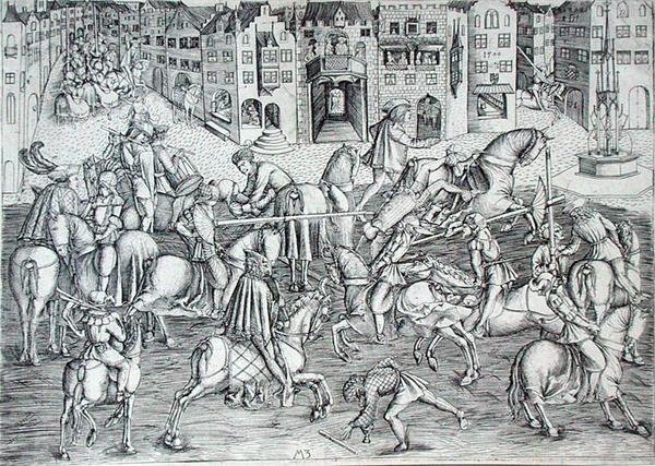 Turnuva, c.1500 (gravür) by MZ Master