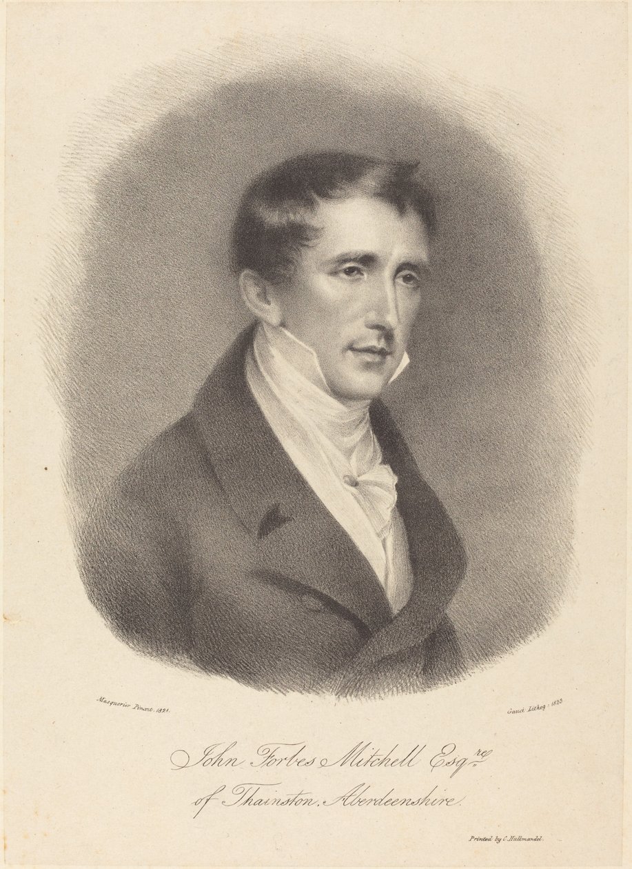 John Forbes Mitchell by M. Gauci after John James Masquerier