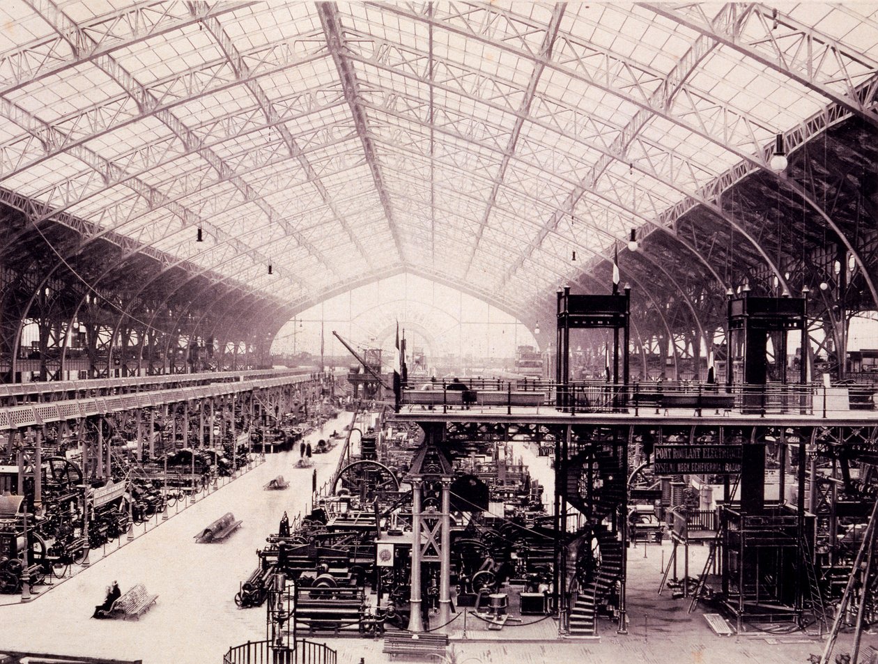 Paris Sergisindeki Makine Salonu, L'album de l'exposition, 1889 by M. Glucq